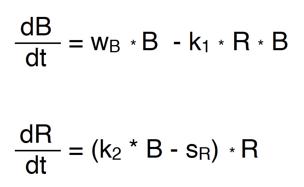 Beide Differentialgleichungen hängen zusammen.