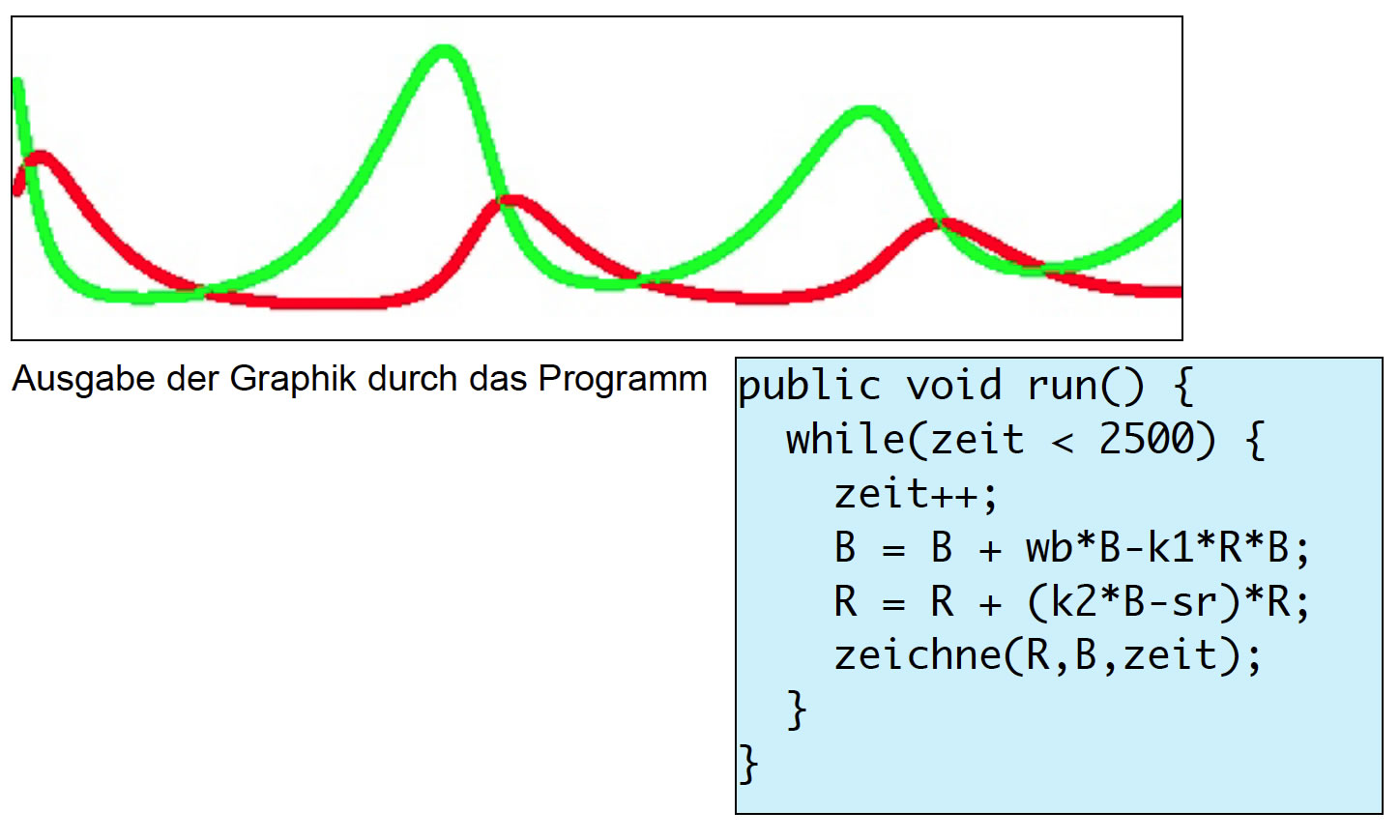 Java-Methode zur Simulation des R/B-Systems