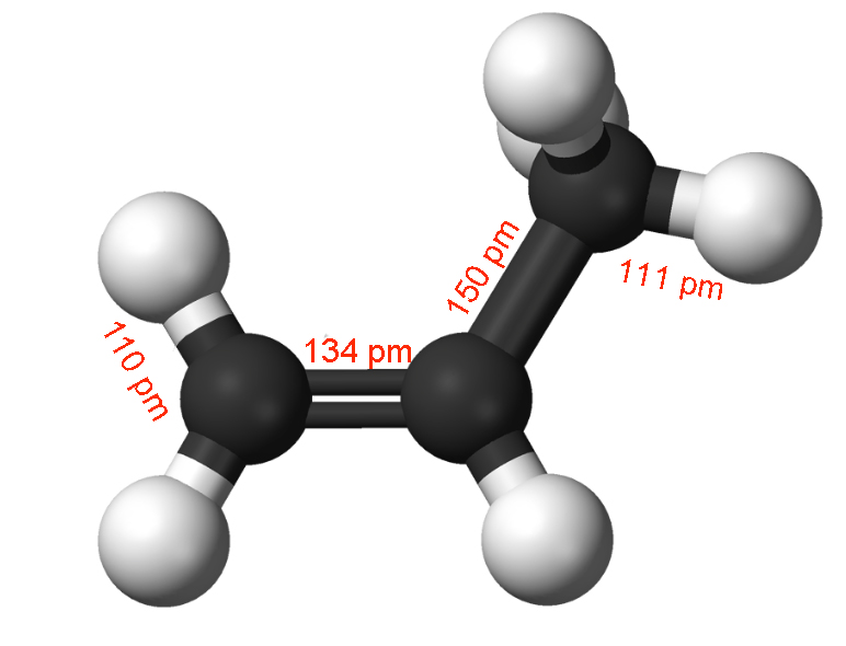 Struktur des Propen-Molekuels