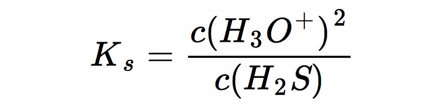 Vereinfachte KS-Formel