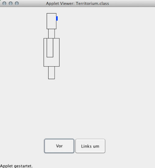 Ein Applet mit zwei Buttons
